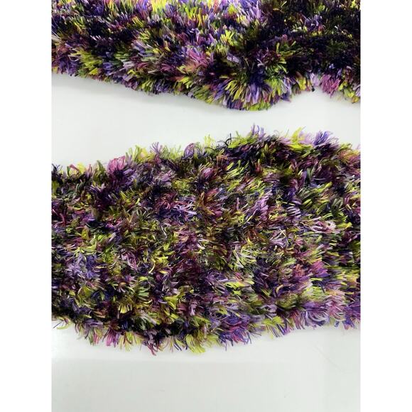 Cejon Accessories Womens Magic Scarf Purple Green Soft Stretchy - Picture 6 of 10